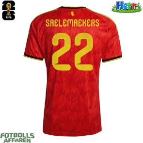 Belgien Alexis Saelemaekers #22 Hemmatröja VM 2026 Kortärmad